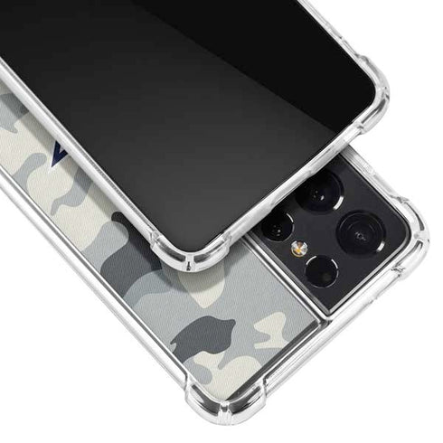 NFL Dallas Cowboys Camo Galaxy S21 Ultra 5G Clear Case