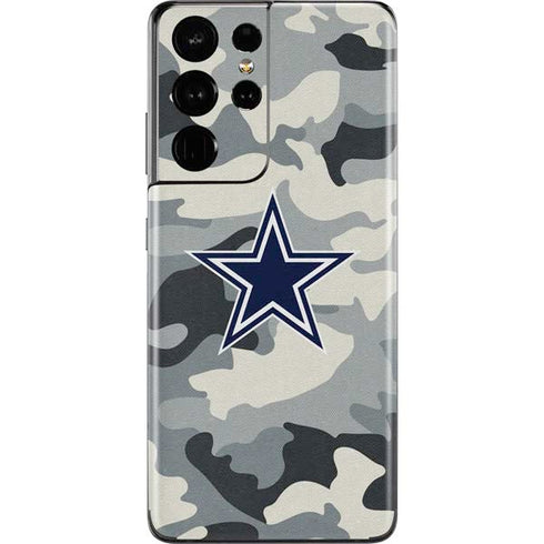 NFL Dallas Cowboys Camo Galaxy S21 Ultra 5G Skin