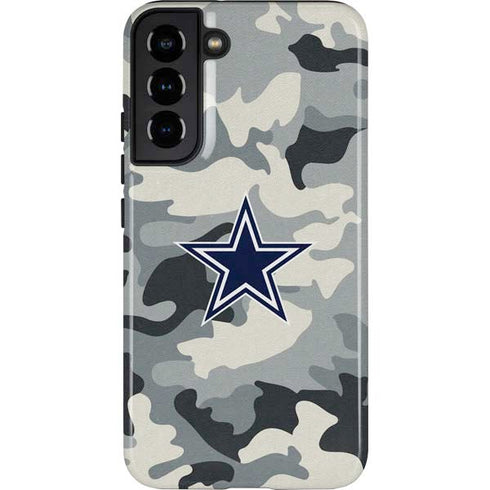 NFL Dallas Cowboys Camo Galaxy S22 Plus Pro Case