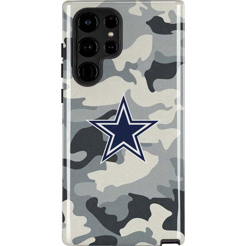 NFL Dallas Cowboys Camo Galaxy S22 Ultra Pro Case