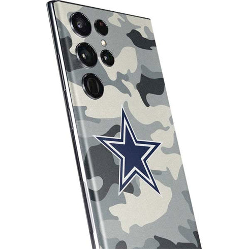 NFL Dallas Cowboys Camo Galaxy S22 Ultra Skin