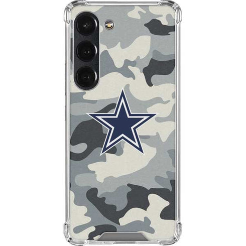 NFL Dallas Cowboys Camo Galaxy S23 Clear Case