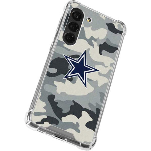 NFL Dallas Cowboys Camo Galaxy S23 Clear Case