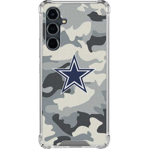 NFL Dallas Cowboys Camo Galaxy S23 FE Clear Case