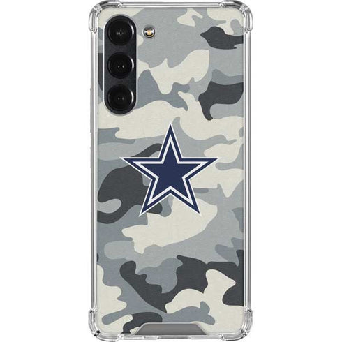 NFL Dallas Cowboys Camo Galaxy S23 Plus Clear Case