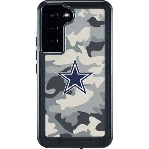 NFL Dallas Cowboys Camo Galaxy S23 Plus Waterproof Case