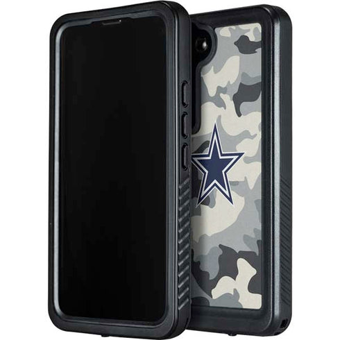 NFL Dallas Cowboys Camo Galaxy S23 Plus Waterproof Case