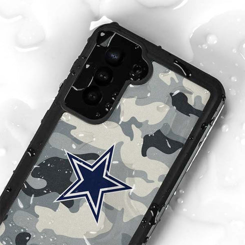 NFL Dallas Cowboys Camo Galaxy S23 Plus Waterproof Case