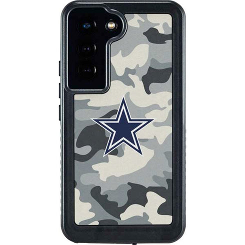 NFL Dallas Cowboys Camo Galaxy S23 Waterproof Case
