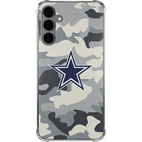 NFL Dallas Cowboys Camo Galaxy S24 Plus Clear Case