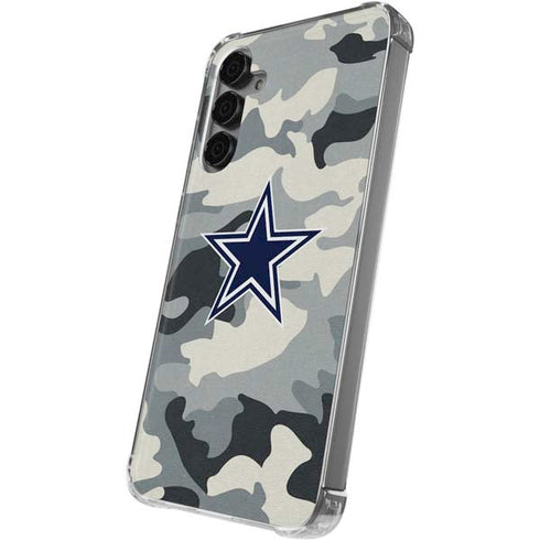 NFL Dallas Cowboys Camo Galaxy S24 Plus Clear Case
