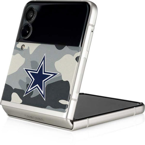 NFL Dallas Cowboys Camo Galaxy Z Flip3 5G Skin