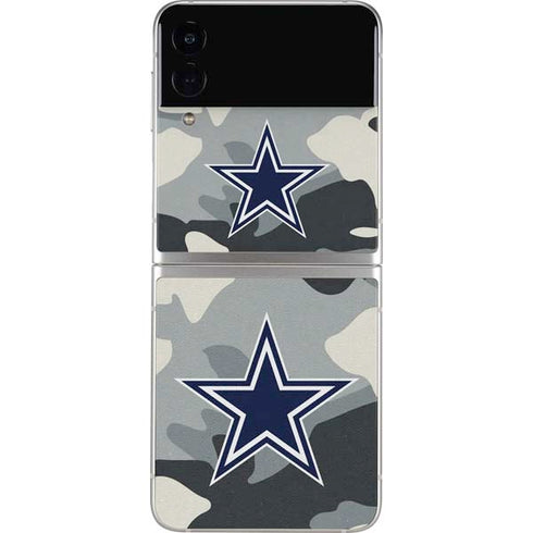 NFL Dallas Cowboys Camo Galaxy Z Flip4 5G Skin