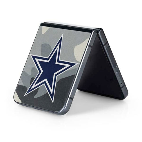 NFL Dallas Cowboys Camo Galaxy Z Flip5 5G Skin
