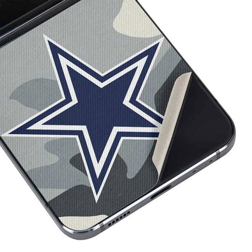 NFL Dallas Cowboys Camo Galaxy Z Flip5 5G Skin