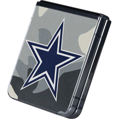 NFL Dallas Cowboys Camo Galaxy Z Flip5 5G Skin