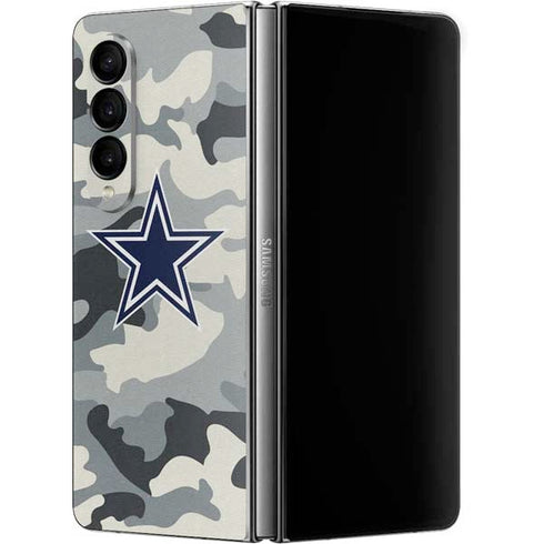 NFL Dallas Cowboys Camo Galaxy Z Fold4 5G Skin