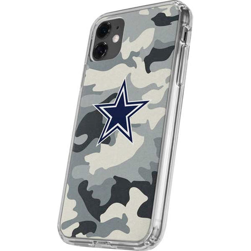 NFL Dallas Cowboys Camo iPhone 11 Clear Case