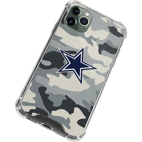 NFL Dallas Cowboys Camo iPhone 11 Pro Max Clear Case
