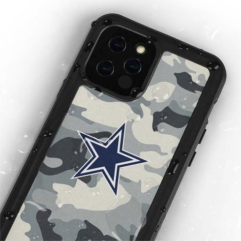 NFL Dallas Cowboys Camo iPhone 12 Pro Waterproof Case