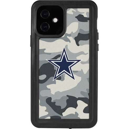 NFL Dallas Cowboys Camo iPhone 12 Waterproof Case