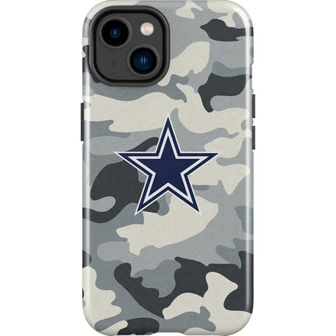 NFL Dallas Cowboys Camo iPhone 15 Plus Impact Case