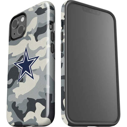 NFL Dallas Cowboys Camo iPhone 15 Plus Impact Case