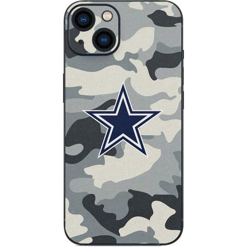 NFL Dallas Cowboys Camo iPhone 15 Plus Skin