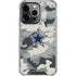 NFL Dallas Cowboys Camo iPhone 15 Pro Clear Case