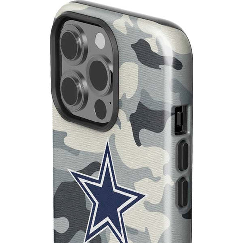 NFL Dallas Cowboys Camo iPhone 15 Pro Impact Case