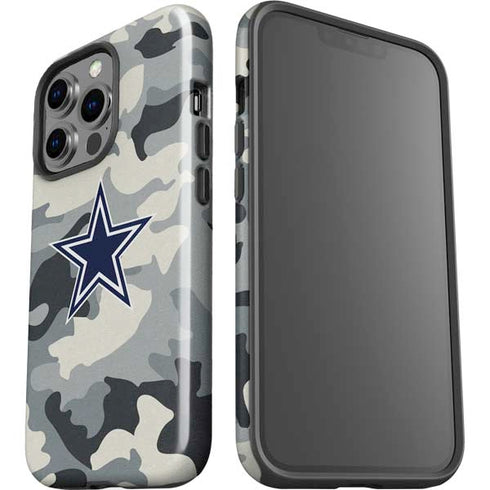 NFL Dallas Cowboys Camo iPhone 15 Pro Impact Case