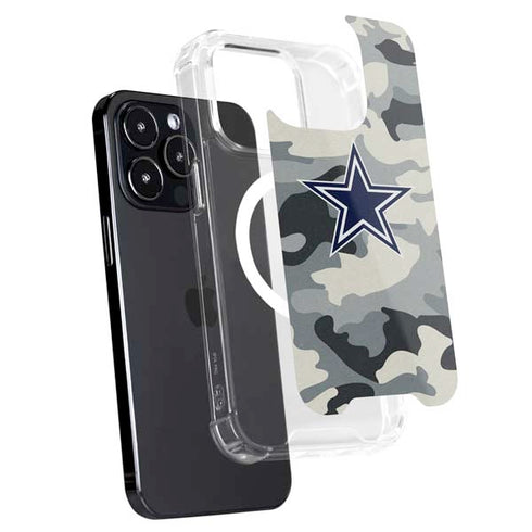 NFL Dallas Cowboys Camo iPhone 15 Pro Max MagSafe Case