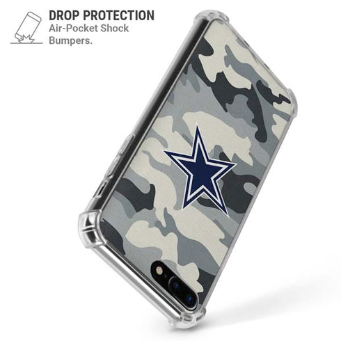 NFL Dallas Cowboys Camo iPhone 7/8 Plus Clear Case