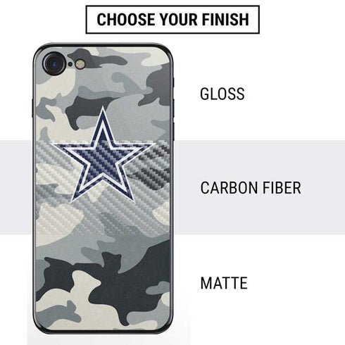 NFL Dallas Cowboys Camo iPhone SE (2nd & 3rd Gen) Skin