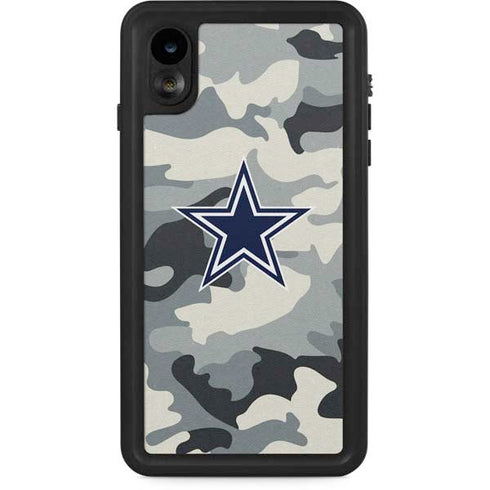 NFL Dallas Cowboys Camo iPhone XR Waterproof Case