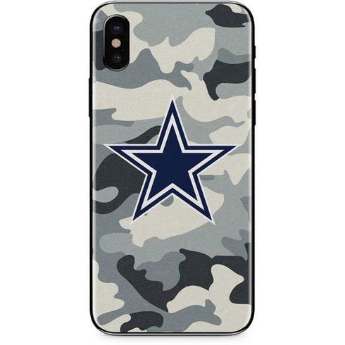 NFL Dallas Cowboys Camo iPhone XS Skin