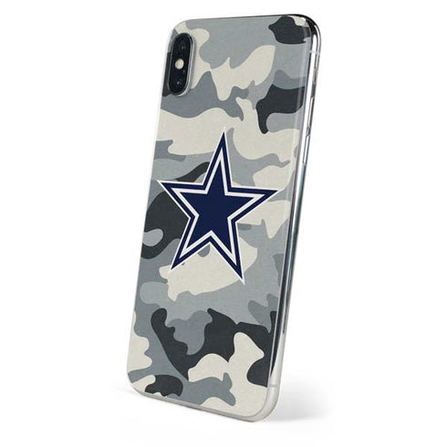NFL Dallas Cowboys Camo iPhone XS Skin