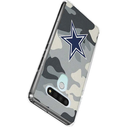 NFL Dallas Cowboys Camo LG Stylo 6 Clear Case