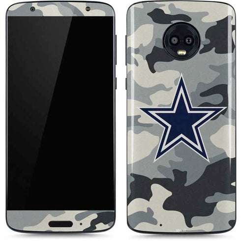 NFL Dallas Cowboys Camo Moto G6 Skin