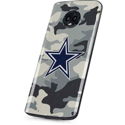 NFL Dallas Cowboys Camo Moto G6 Skin