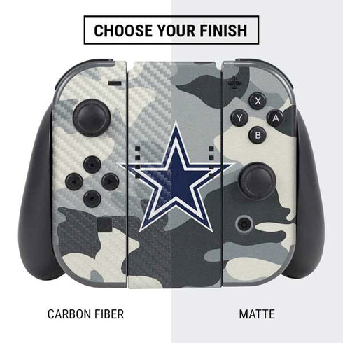 NFL Dallas Cowboys Camo Nintendo Switch Bundle Skin