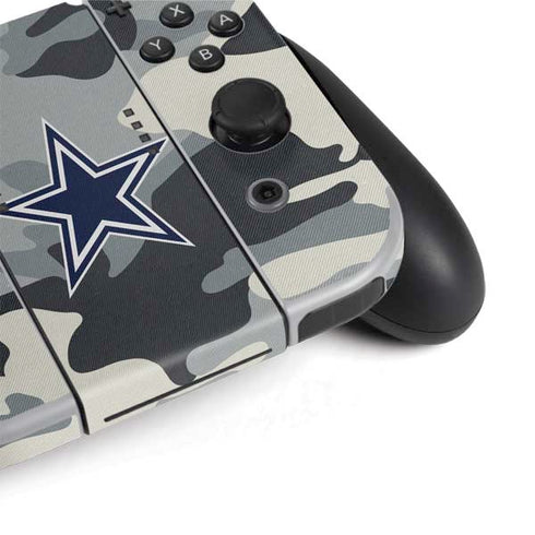 NFL Dallas Cowboys Camo Nintendo Switch OLED (2021) Skin