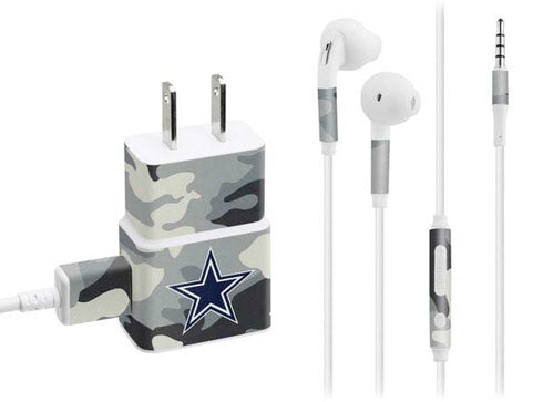 NFL Dallas Cowboys Camo Phone Charger Skin