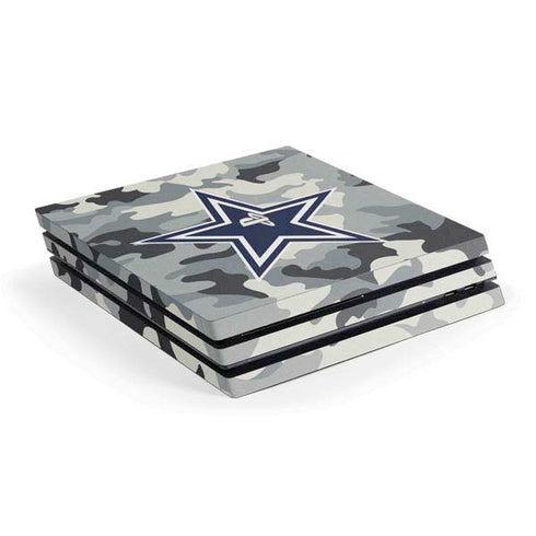 NFL Dallas Cowboys Camo PS4 Pro Console Skin