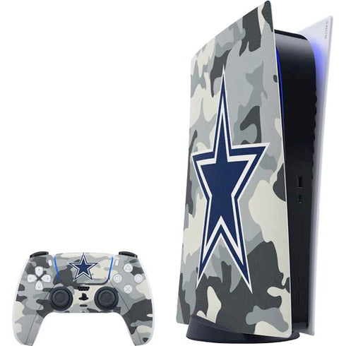 NFL Dallas Cowboys Camo PS5 Digital Edition Bundle Skin