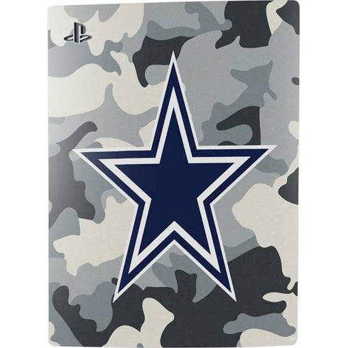 NFL Dallas Cowboys Camo PS5 Digital Edition Console Skin