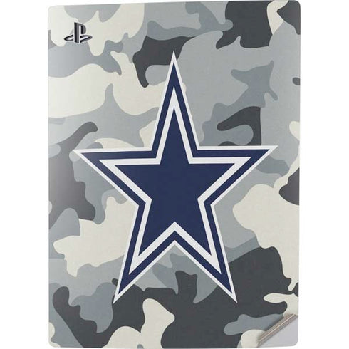 NFL Dallas Cowboys Camo PS5 Digital Edition Console Skin