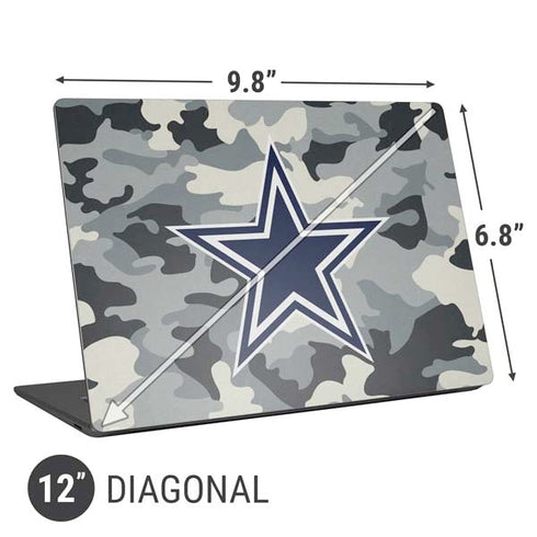 NFL Dallas Cowboys Camo Universal Laptop 12in (9.8 x 6.8in) Skin