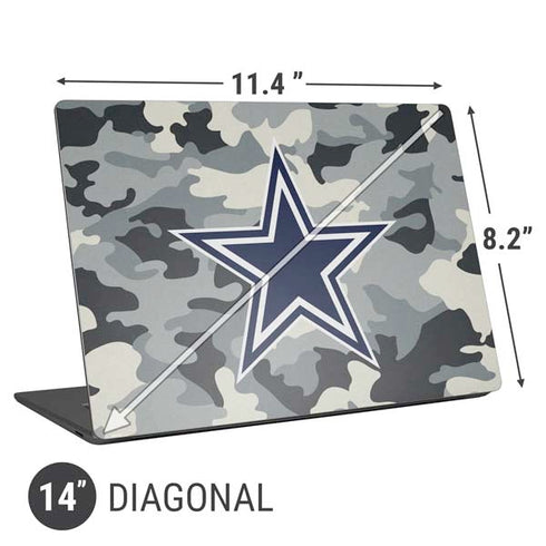 NFL Dallas Cowboys Camo Universal Laptop 14in (11.4 x 8.2in) Skin