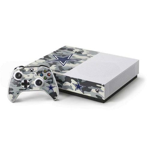 NFL Dallas Cowboys Camo Xbox One S Console and Controller Bundle Skin